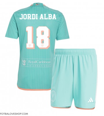 Inter Miami Jordi Alba #18 Dětské Alternativní Dres 2024-25 Krátký Rukáv (+ trenýrky)